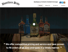 Tablet Screenshot of distillerspride.com